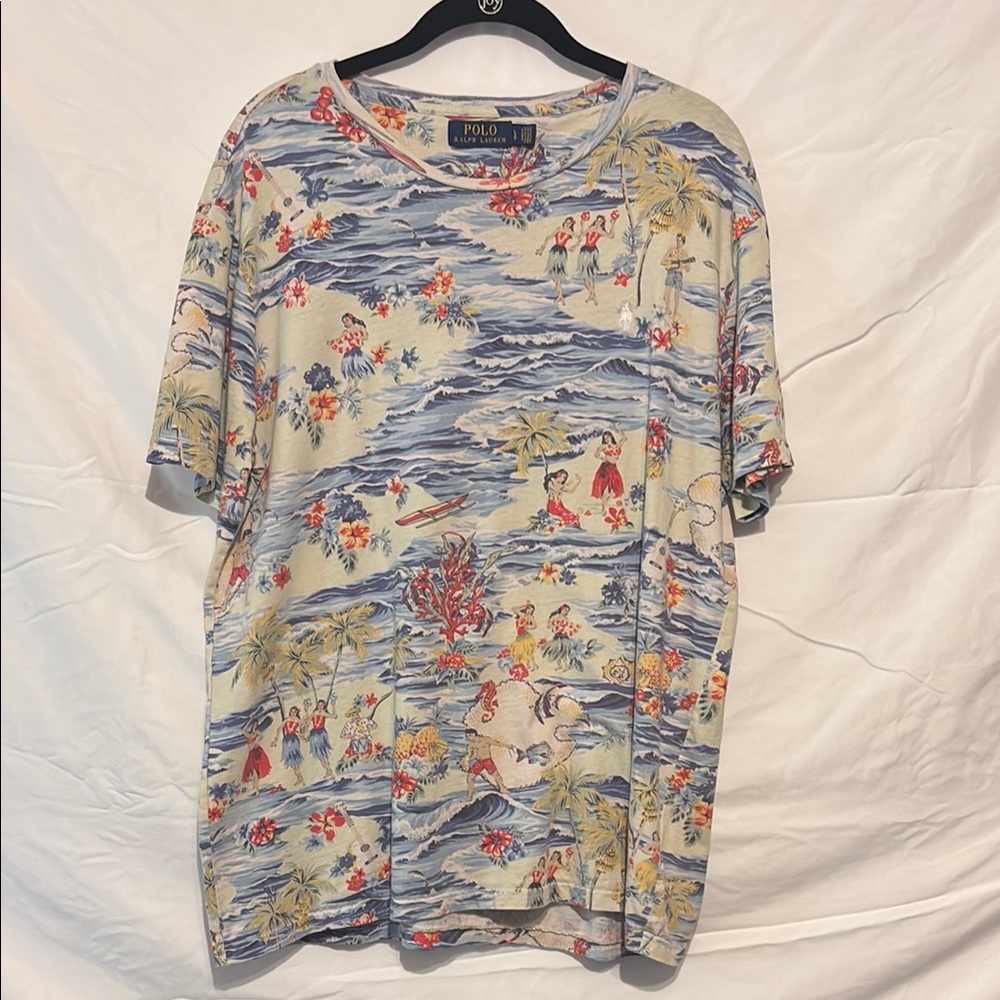 Men’s Polo Ralph Lauren Hawaiian Hula Girl T Shirt
